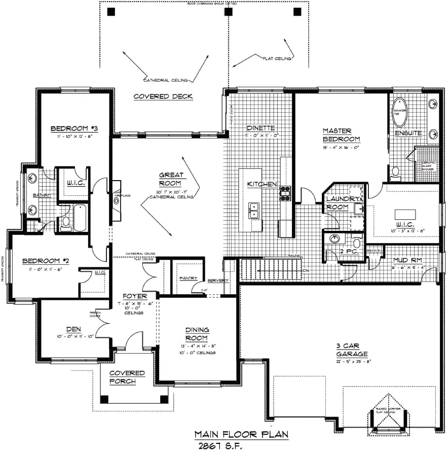 Kingsbridge Floor plan 1