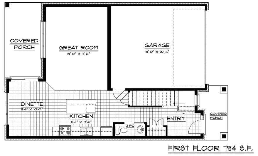Hampton Floor plan 1