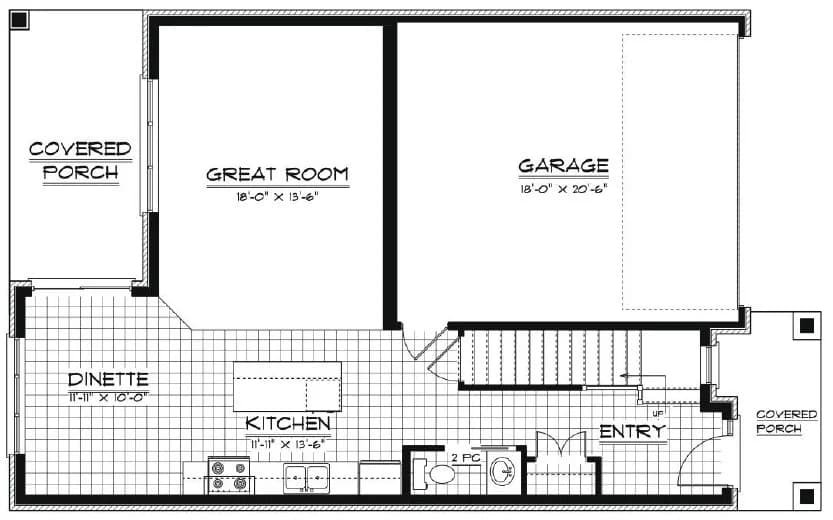 Hampton First Floor (794 sq.ft.)