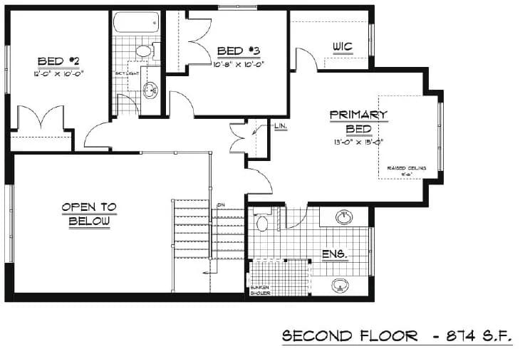 Cedarwood 3 Second Floor (874 sq.ft.)