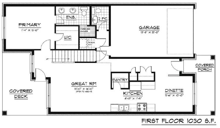 Abbey 3 Floor plan 1