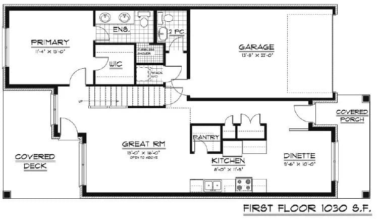 Abbey 4 Floor plan 1