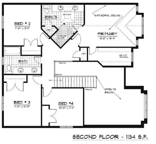 Norfolk 4 Floor plan 2