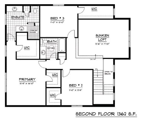 Queensville Floor plan 2