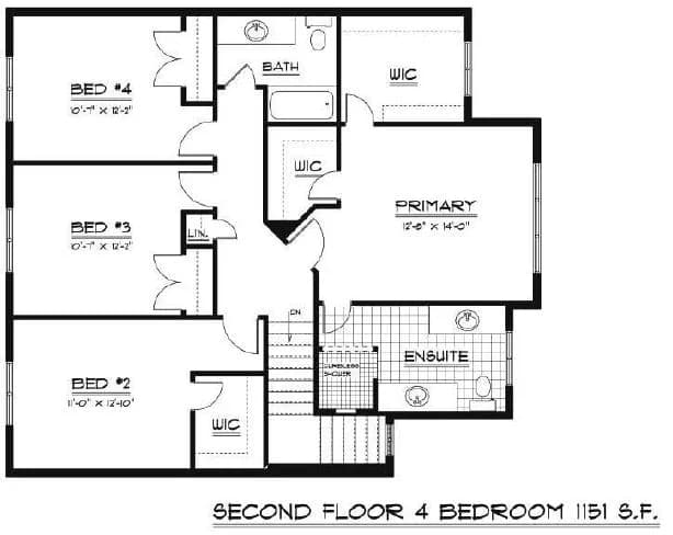 Willow 4 Floor plan 2