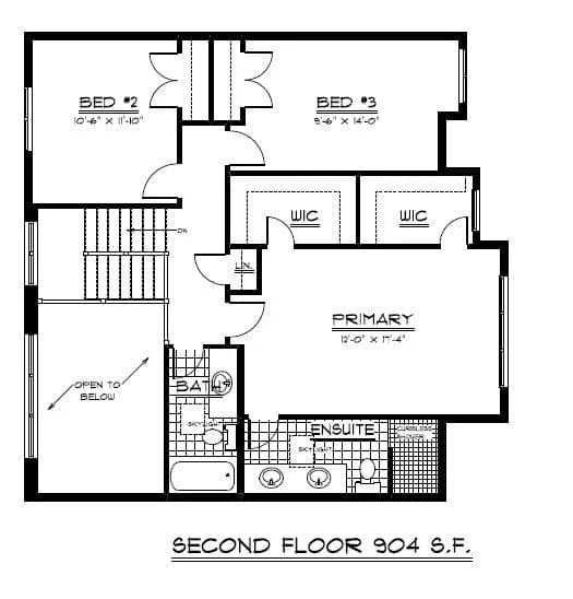 Florence 3 Floor plan 2