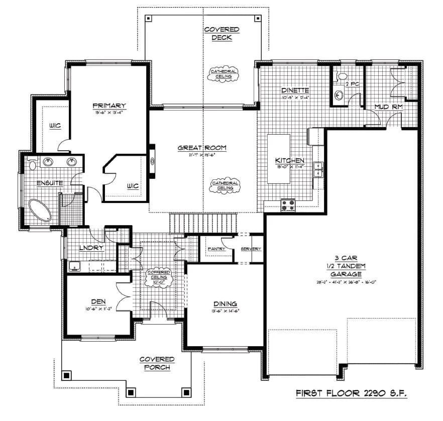 Glenwood Floor plan 1