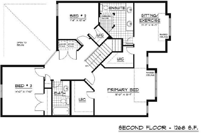 Carmichael 3C Floor plan 2