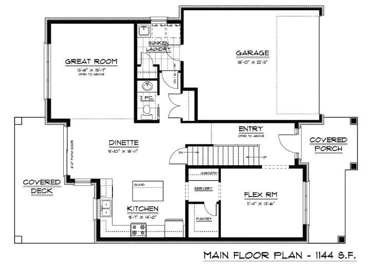 Lakefield 2 Floor plan 1