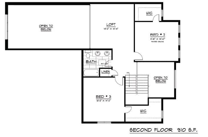 Brentwood 3 Floor plan 2