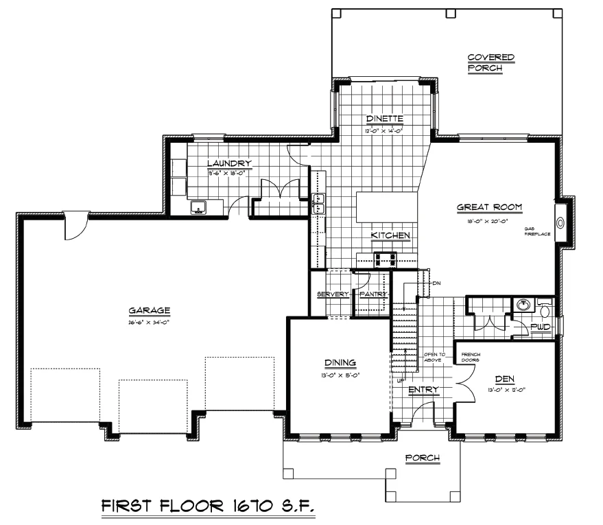Courtenay — Floor plan 1