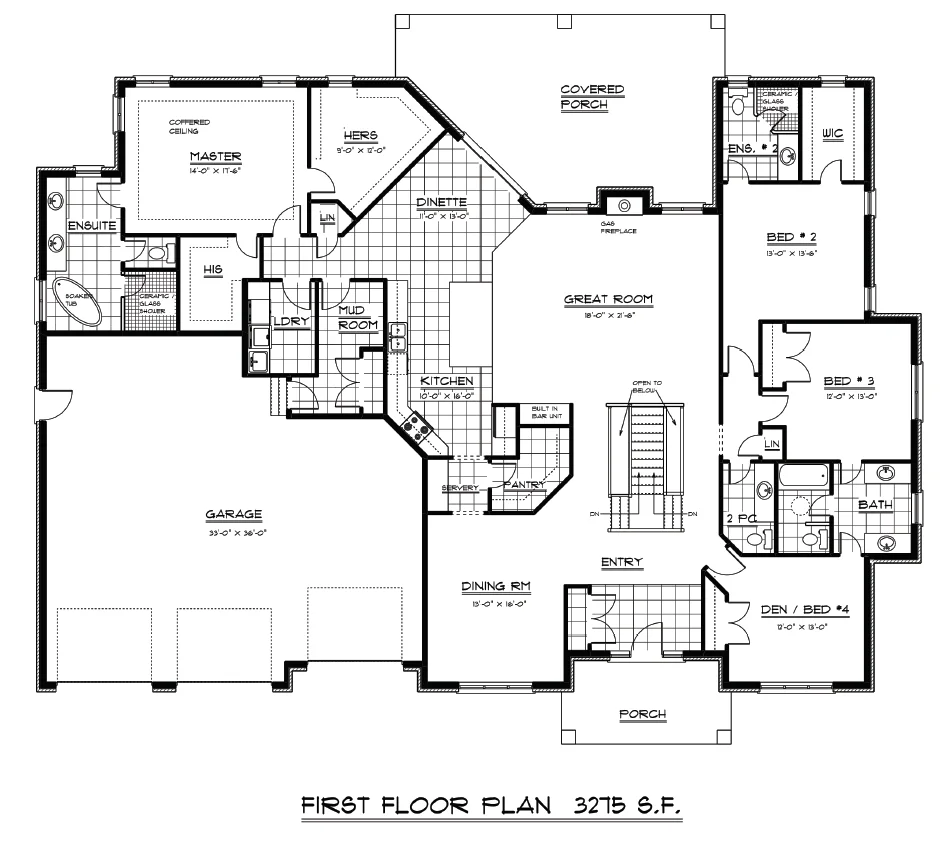 Rosewood — Floor plan 1
