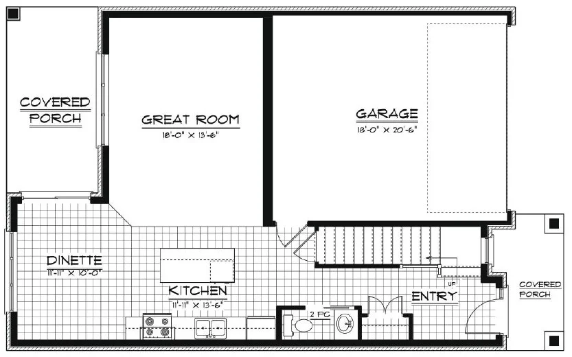 Hampton — First Floor (794 sq.ft.)
