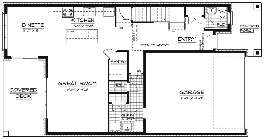 Mayfield — First Floor (992 sq.ft.)