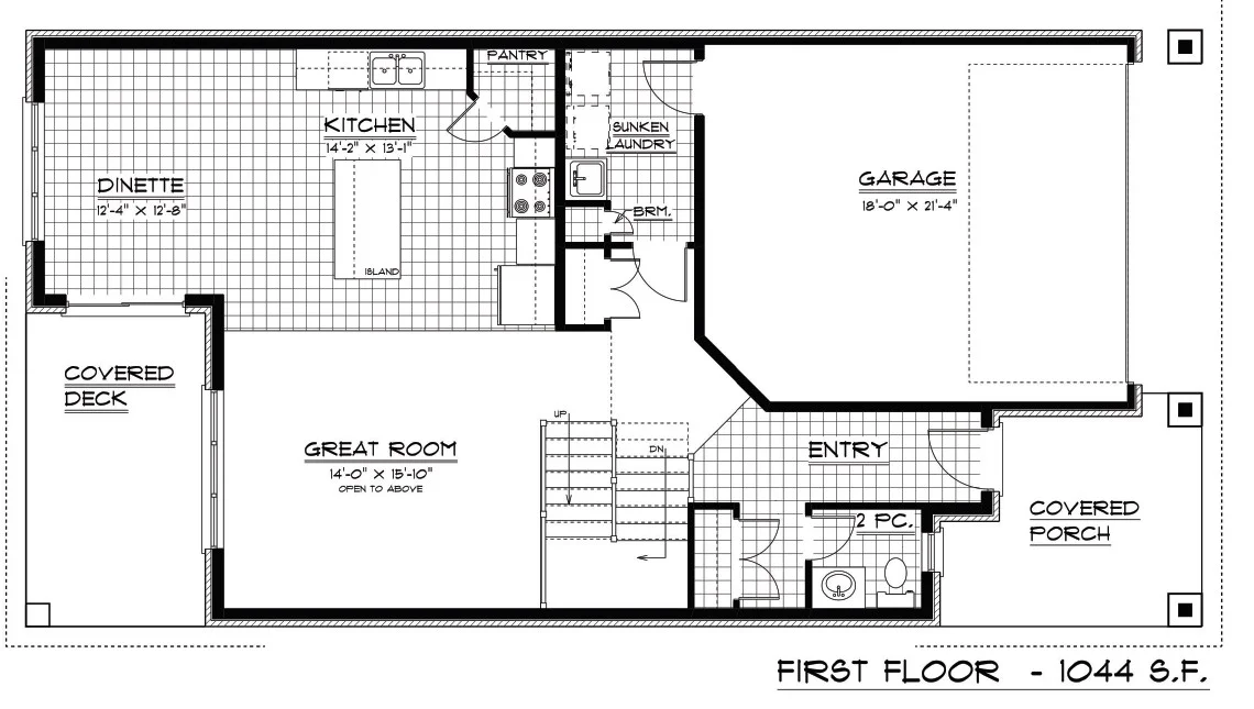 Cedarwood 3 — First Floor (1044 sq.ft.)