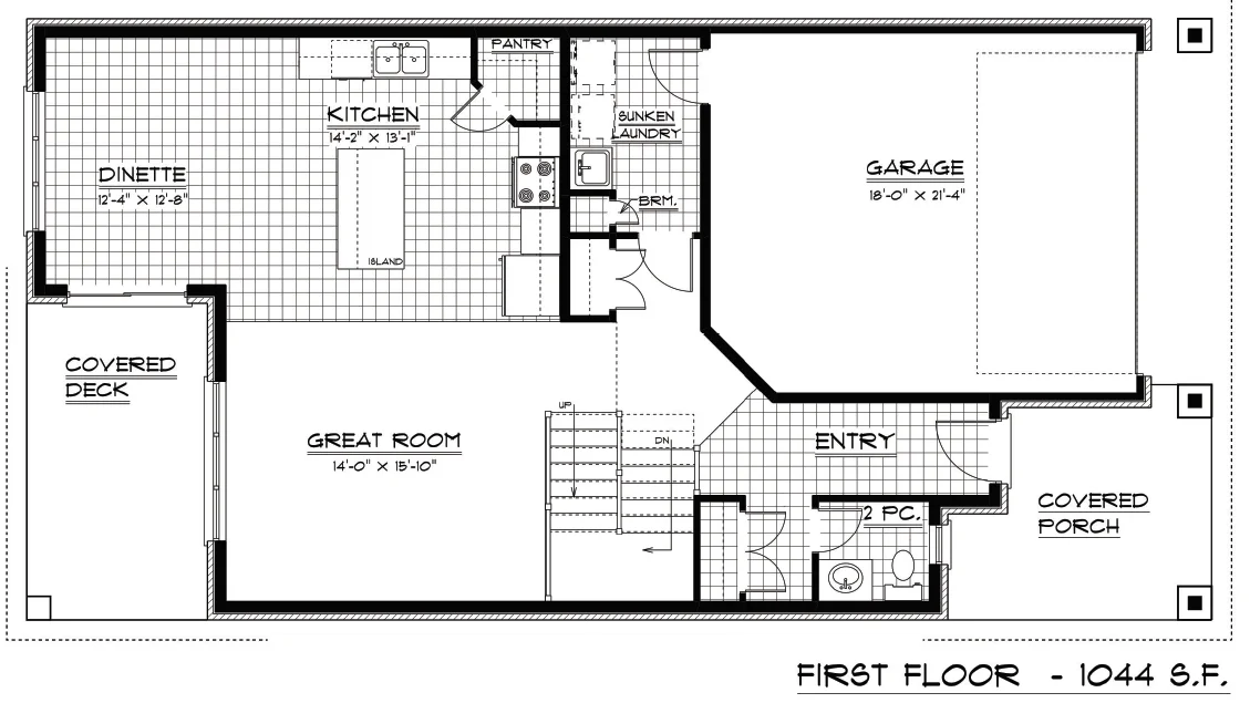 Cedarwood 4 — First Floor (1044 sq.ft.)