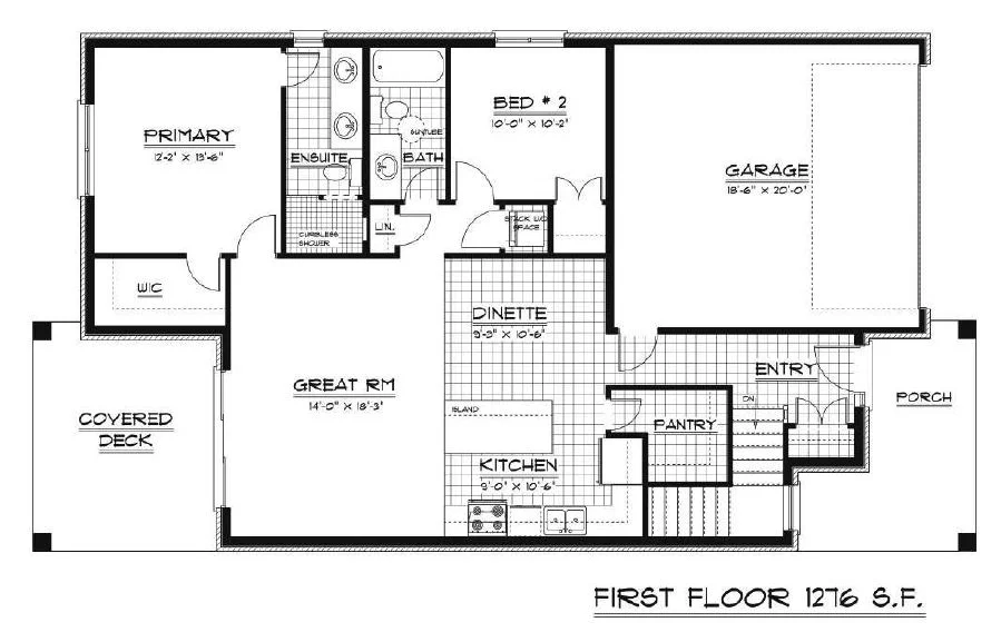 Beverly — Floor plan 1