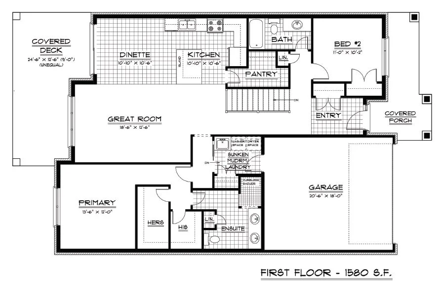 Bradford — Floor plan 1