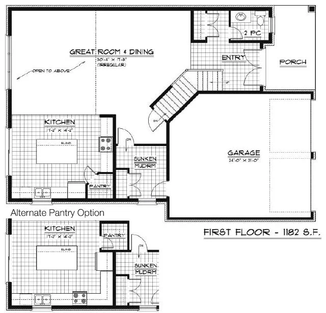Carmichael 3C — Floor plan 1