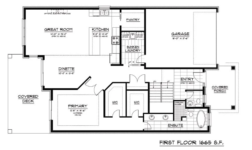 Brentwood 4A — Floor plan 1